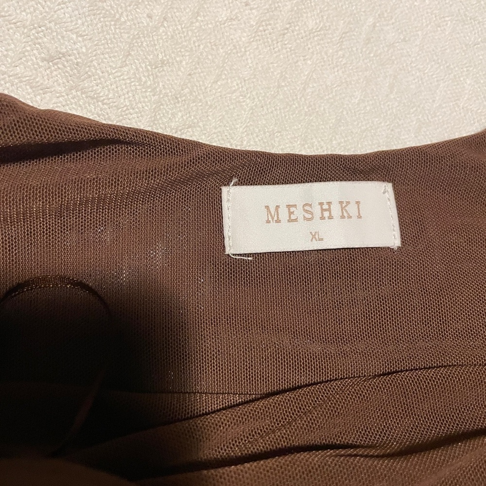 Meshki Jasmyn Maxi Dress- Chocolate - Picture 7 of 7